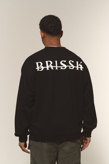 Oversize Sweatshirt Schwarz Männer