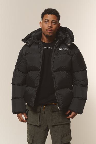 Puffer Jacke Schwarz Männer
