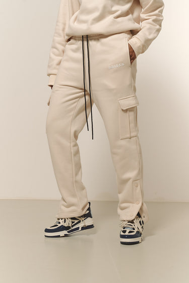 Cargo Jogginghose beige