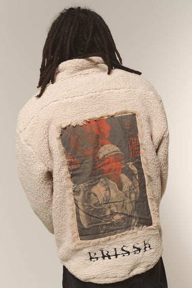 Sherpa Oversize Hemdjacke Männer