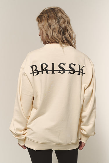 Oversize Sweatshirt beige Frauen