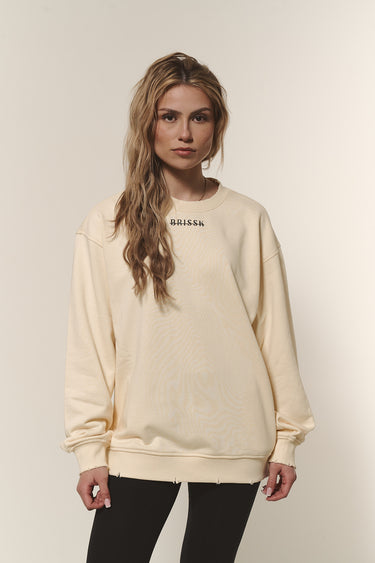 Oversize Sweatshirt beige Frauen