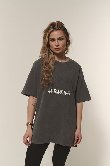 Oversize T -Shirt Grau Frauen