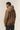 Oversize Basic Hoodie Steingewaschen Braun Männer
