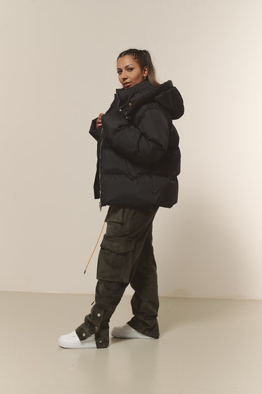 Puffer Jacke Schwarz Frauen