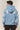 Oversize Hoodie Blau Männer