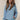 Oversize Hoodie Blau Frauen