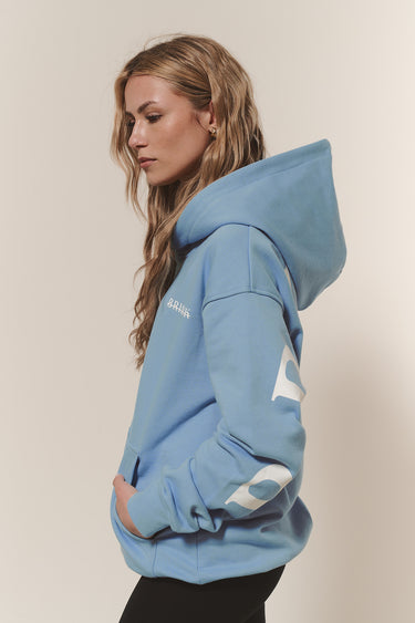 Oversize Hoodie Blau Frauen
