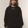 Oversize Sweatshirt Schwarz Frauen