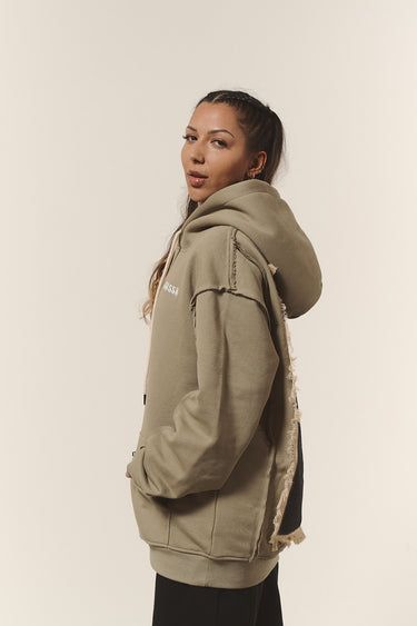 Oversize Hoodie Hellgrün Frauen