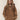 Oversize Basic Hoodie Steingewaschen Braun Frauen