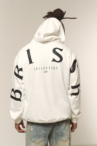 Oversize Hoodie weiß Männer